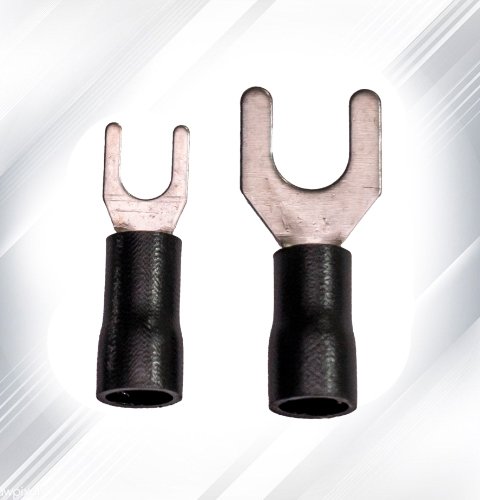 Copper Fork 'U' Type Insulated Terminal